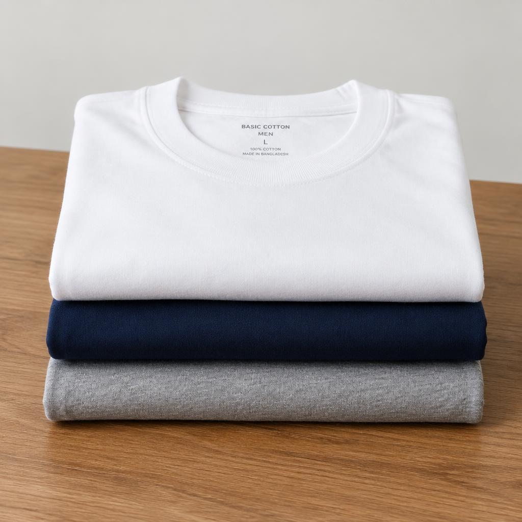Cotton t-shirts, ready for bulk orders